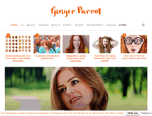 Tablet Screenshot of gingerparrot.co.uk